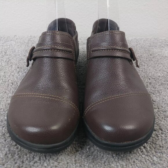 Clarks Collection Womens Size 8.5 Shoes Cheyn Madi Loafers 15807 Leather Brown - Picture 5 of 10